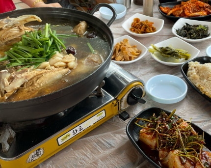 6시내고향 K맛있을지도 진천 닭볶음탕 백숙 민물새우탕 맛집
