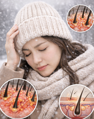 모자로 인한 탈모 유발