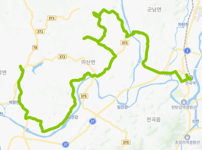 연천-80-2번-버스-노선-지도