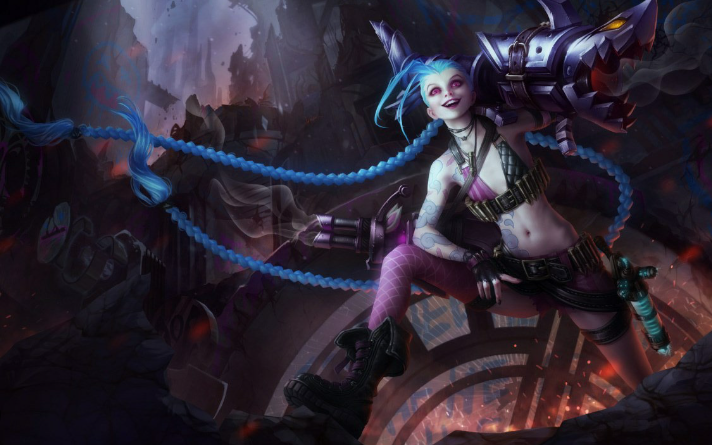 리그오브레전드(LOL) 챔피언 '징크스' 원거리 딜러