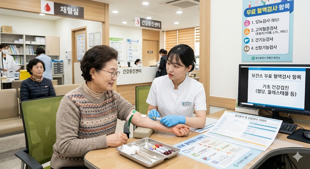 건강검진 혈액 체취