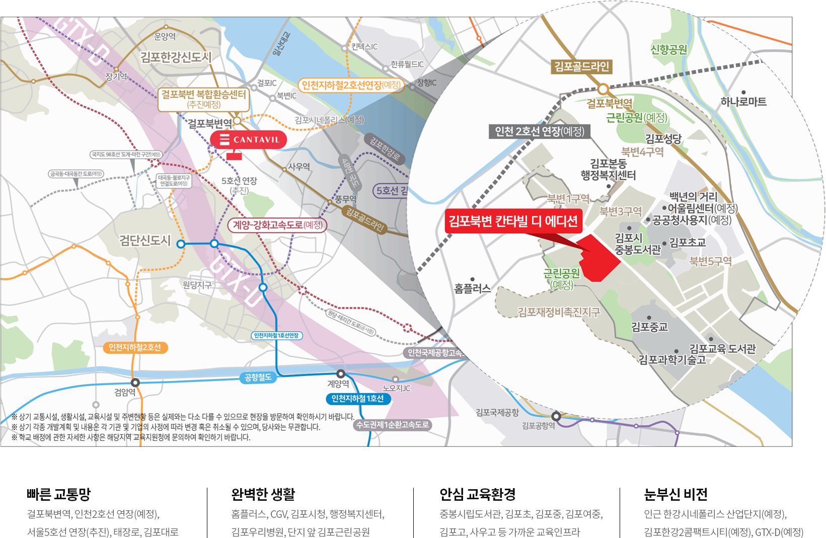 김포북변 칸타빌 디 에디션 위치