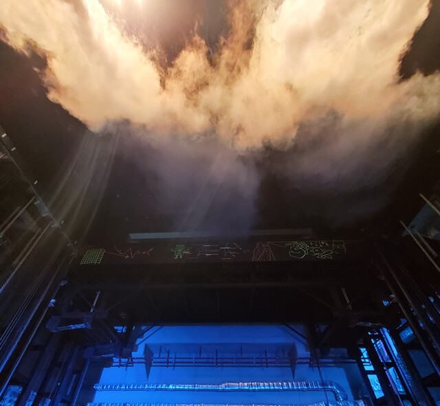 포은아트홀 무대 뒤 모습