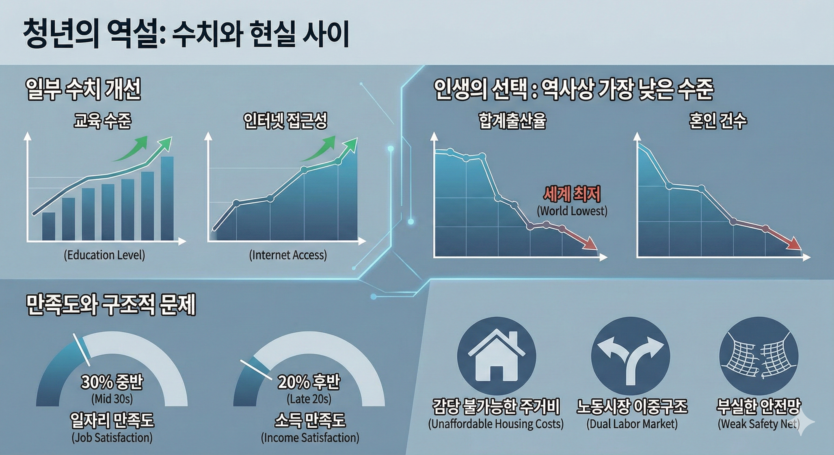 청년의 무거운 현실