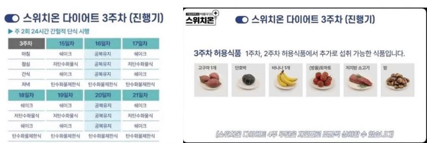 스위치온-다이어트-3주차