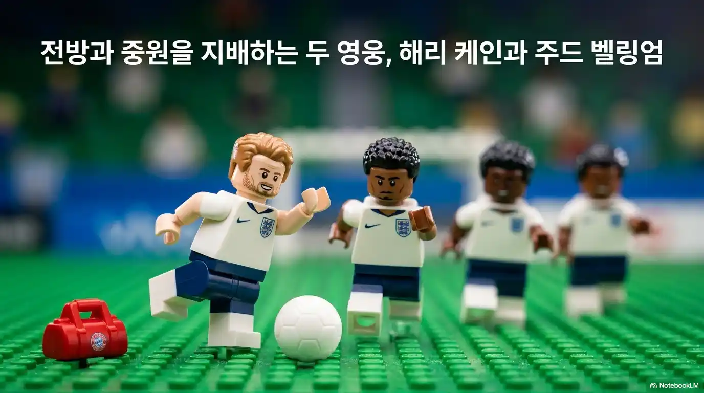 잉글랜드 공격수 해리 케인과 주드 벨링엄