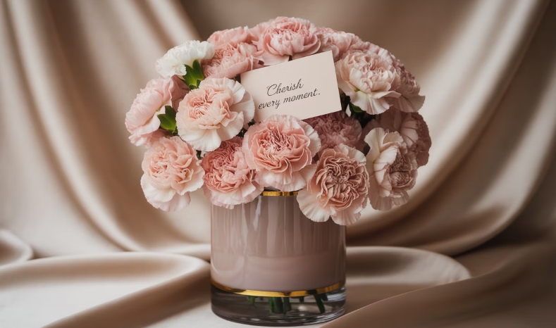 분홍 카네이션 이미지