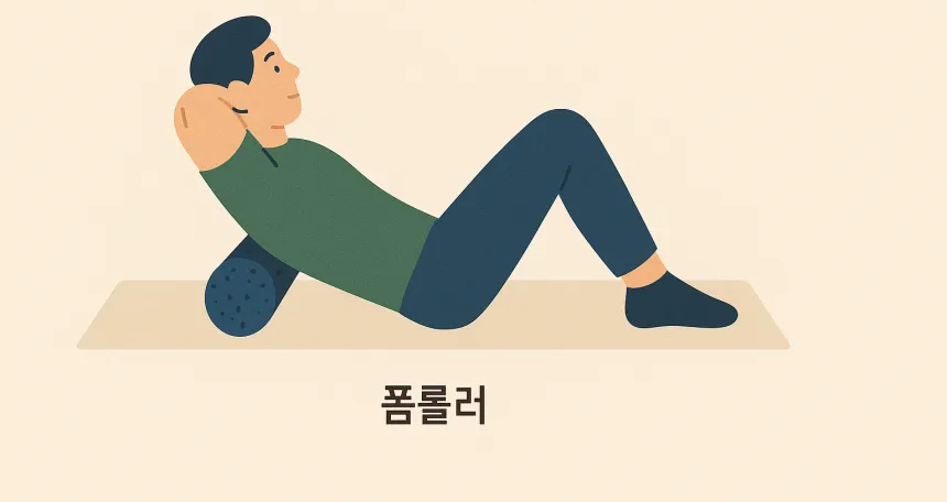 허리 근육통 빨리 푸는 법