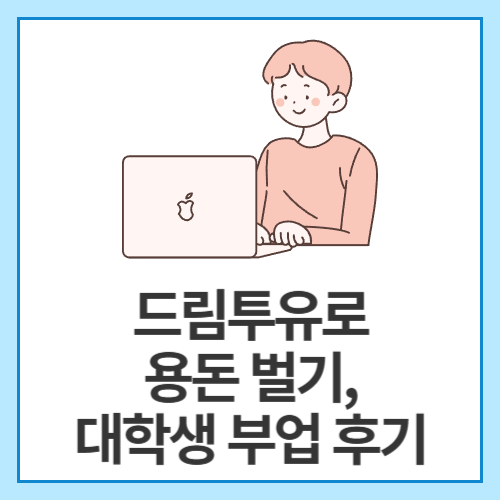 드림투유로-용돈-벌기,-대학생-부업-후기