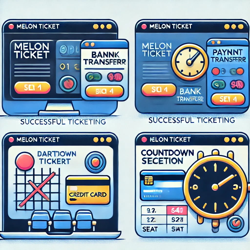 멜론티켓 티케팅 성공팁 실전 연습 등 3분 총정리