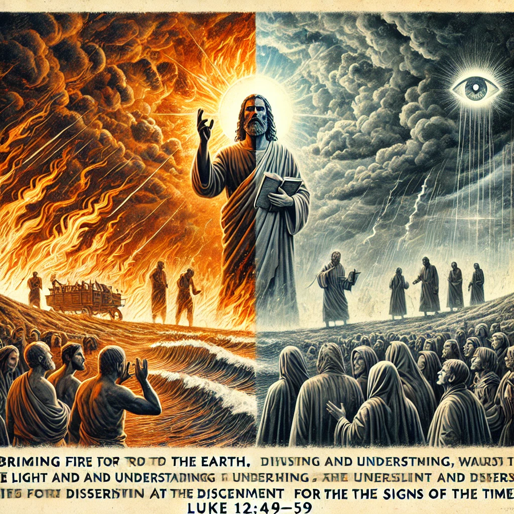 불을 던지러 오신 예수님