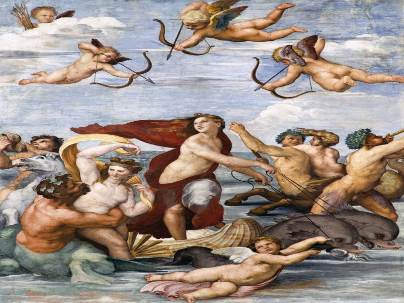 『갈라테이아의 승리 (The Triumph of Galatea)』, 라파엘로. 출처: Wikimedia Commons (퍼블릭 도메인)