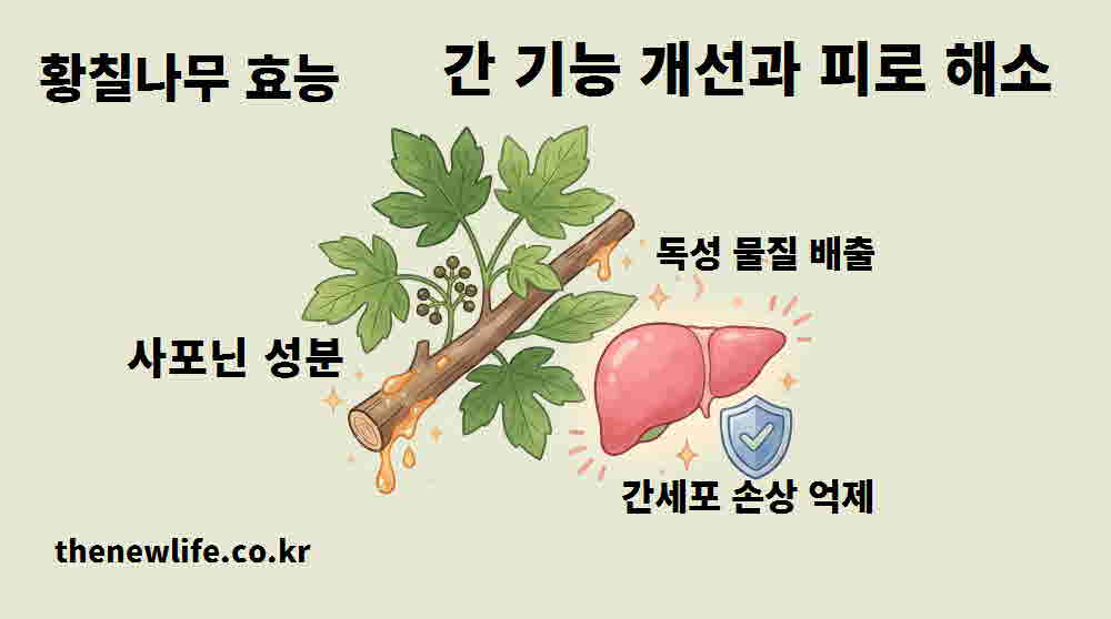 황칠나무 효능 간 기능 개선 피로 해소