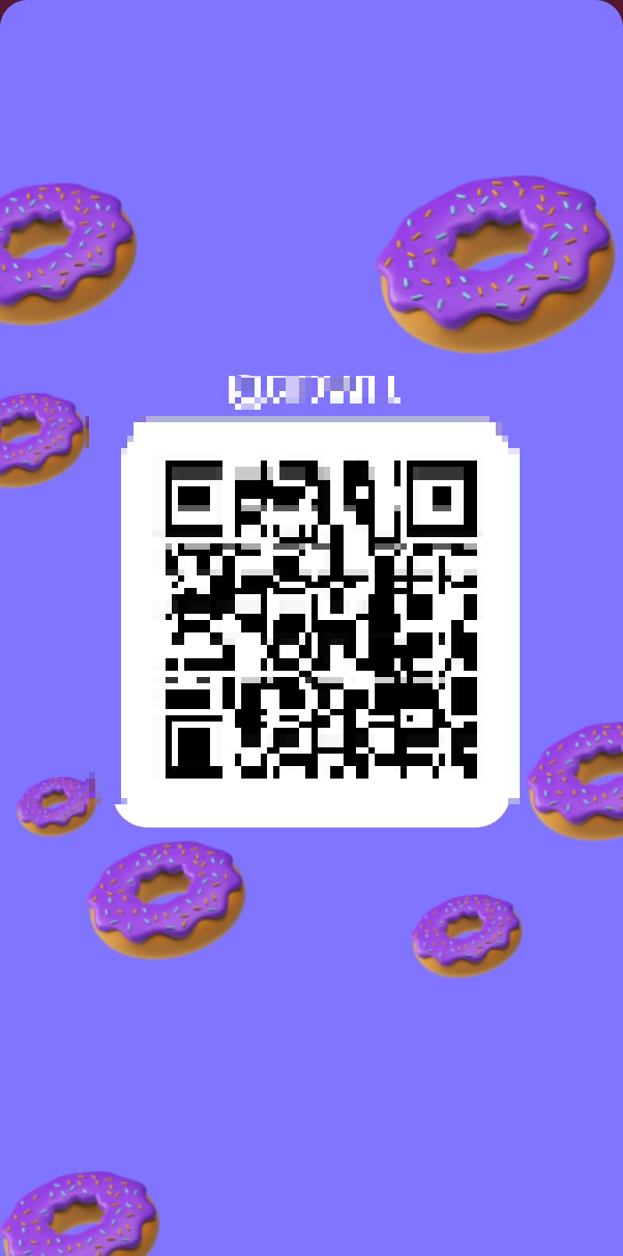 친구 추가를 위한 QR코드