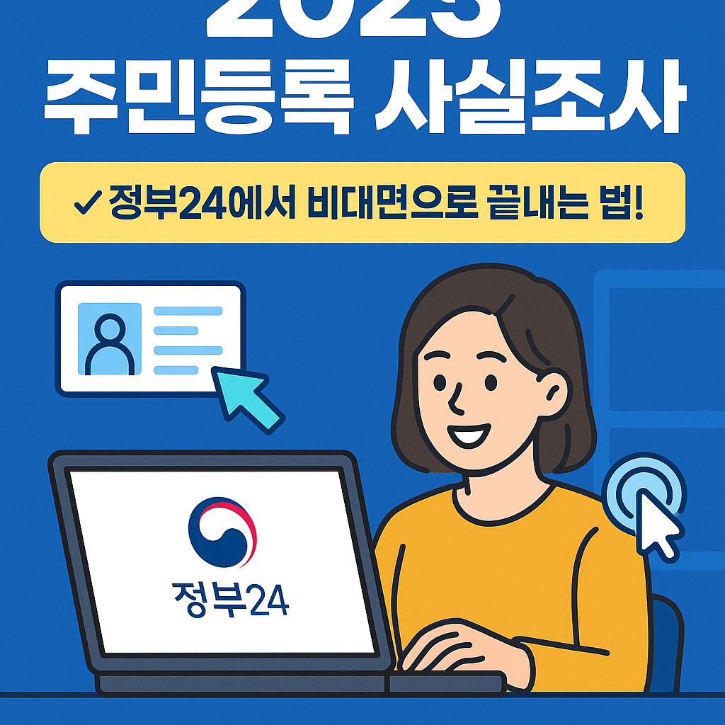 2025 주민등록 사실조사 디지털 참여방법