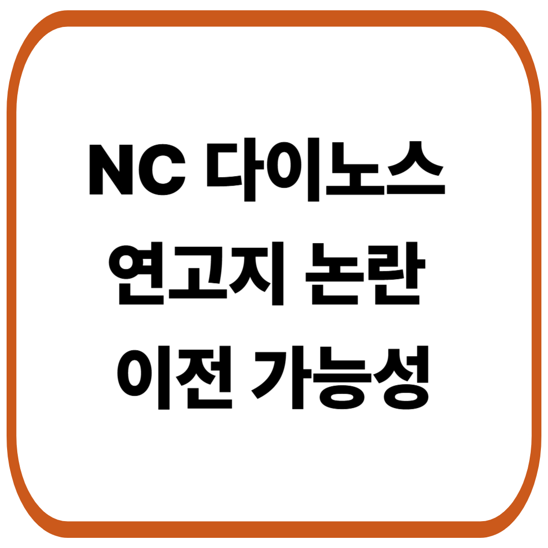 NC 다이노스 연고지 논란과 이전 가능성
