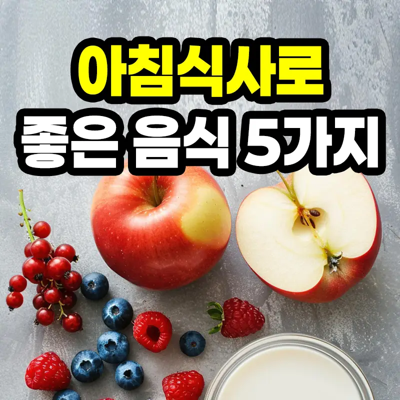아침식사로 좋은 음식 가이드 메인 이미지