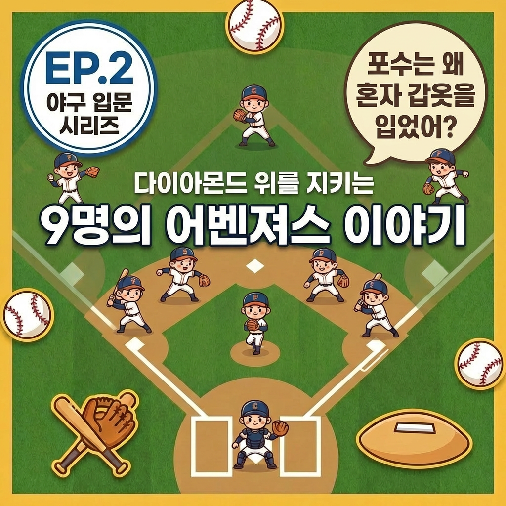 야구장 다이아몬드의 포지션 설명글의 썸네일