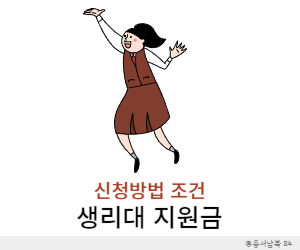 경기도 여성청소년 생리대