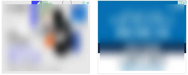 상단광고 2개 들어간 모습