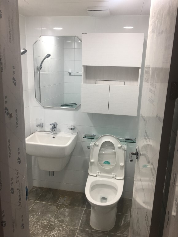 화장실 인테리어 후