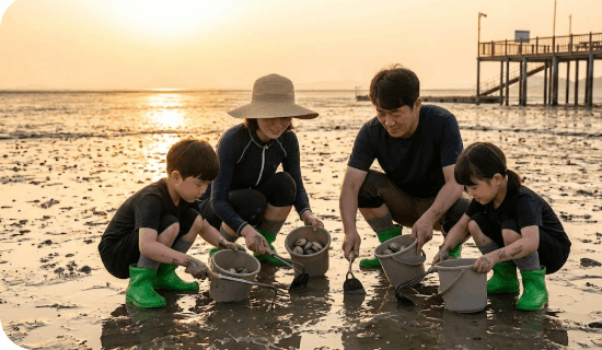 영종도 마시안 갯벌체험 준비물