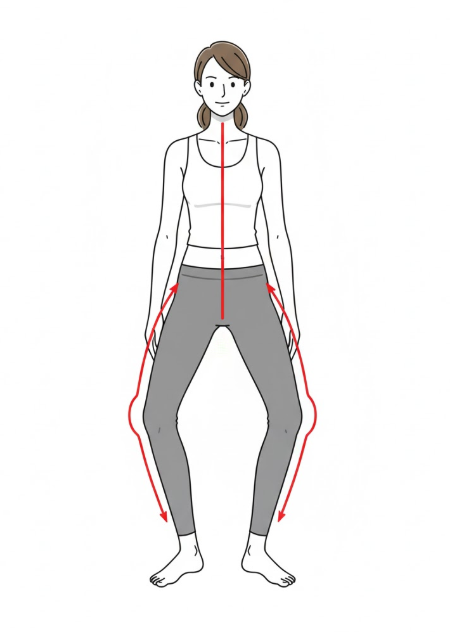 O자 다리 관련 사진