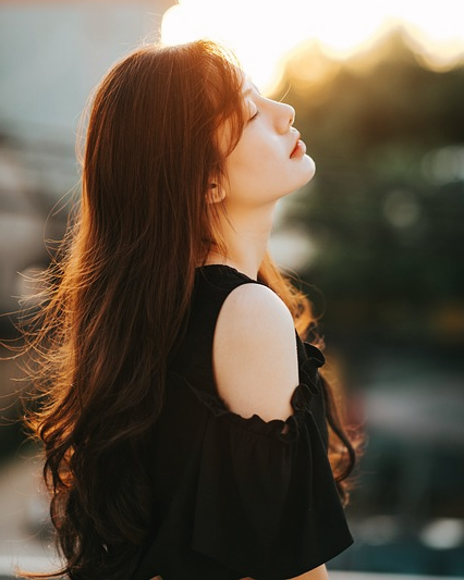 긴 머리 기장 어울리는 얼굴형은?
