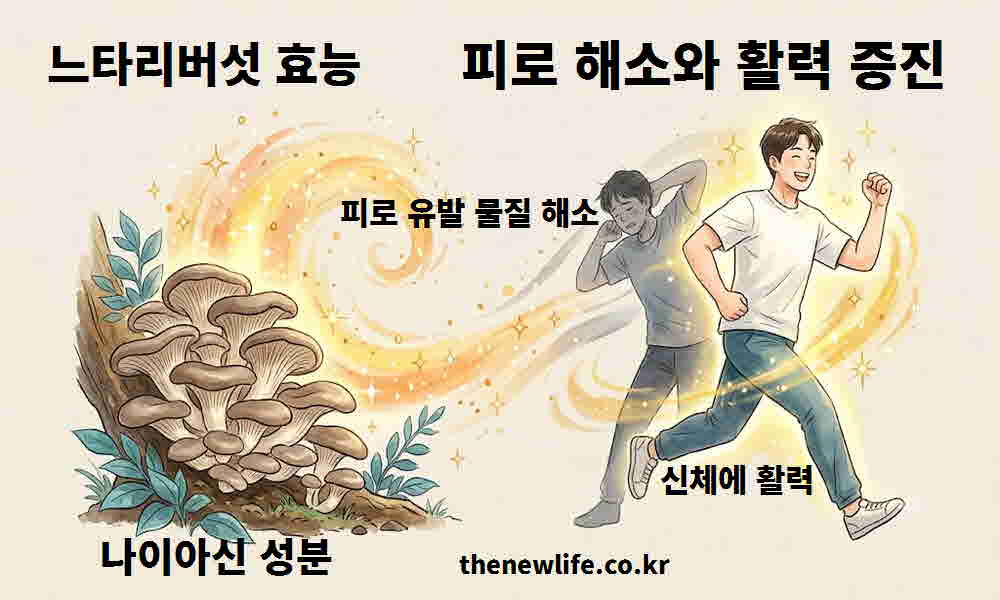 느타리버섯 효능 피로 해소 활력 증진