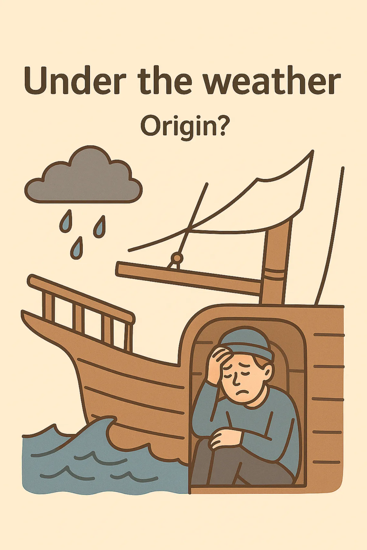 "Under the weather" 유래? 이미지