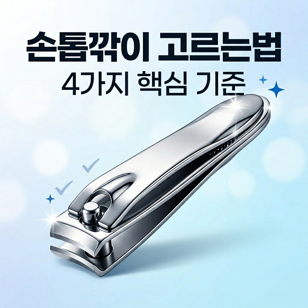 손톱깎이 고르는법 날 방향 실패 예시