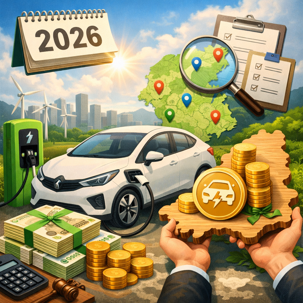 2026년 전기차 보조금 총정리|신청방법·기준금액·자격조건·지역별 지원금까지 관련 사진