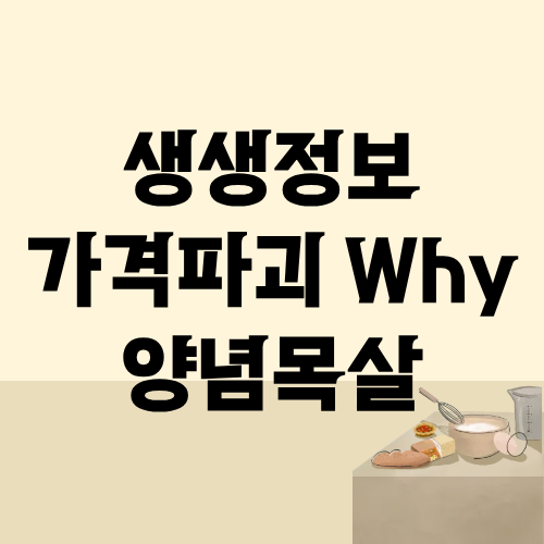 생생정보 가격파괴Why 양념목살