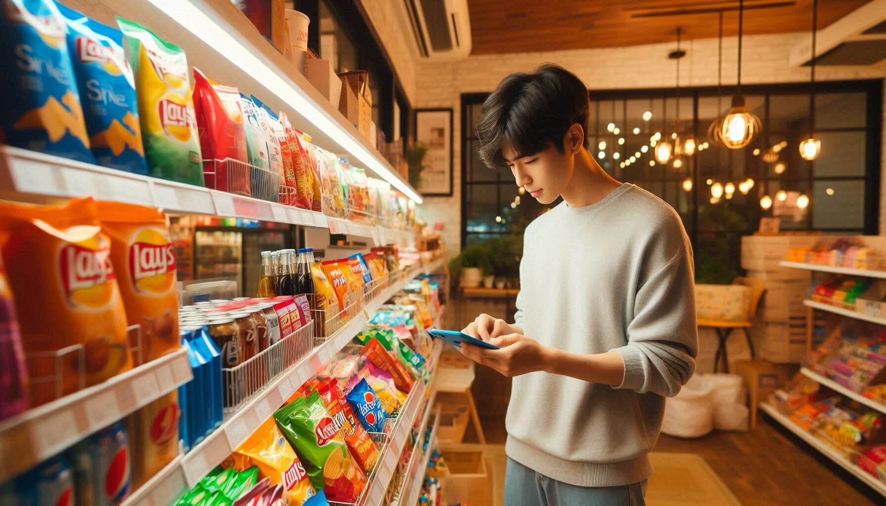 편의점 쇼핑