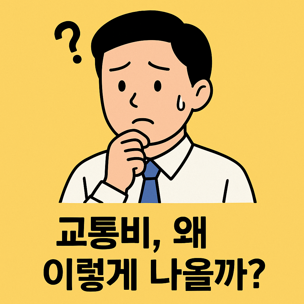 왜 교통비가 생각보다 많이 나올까?