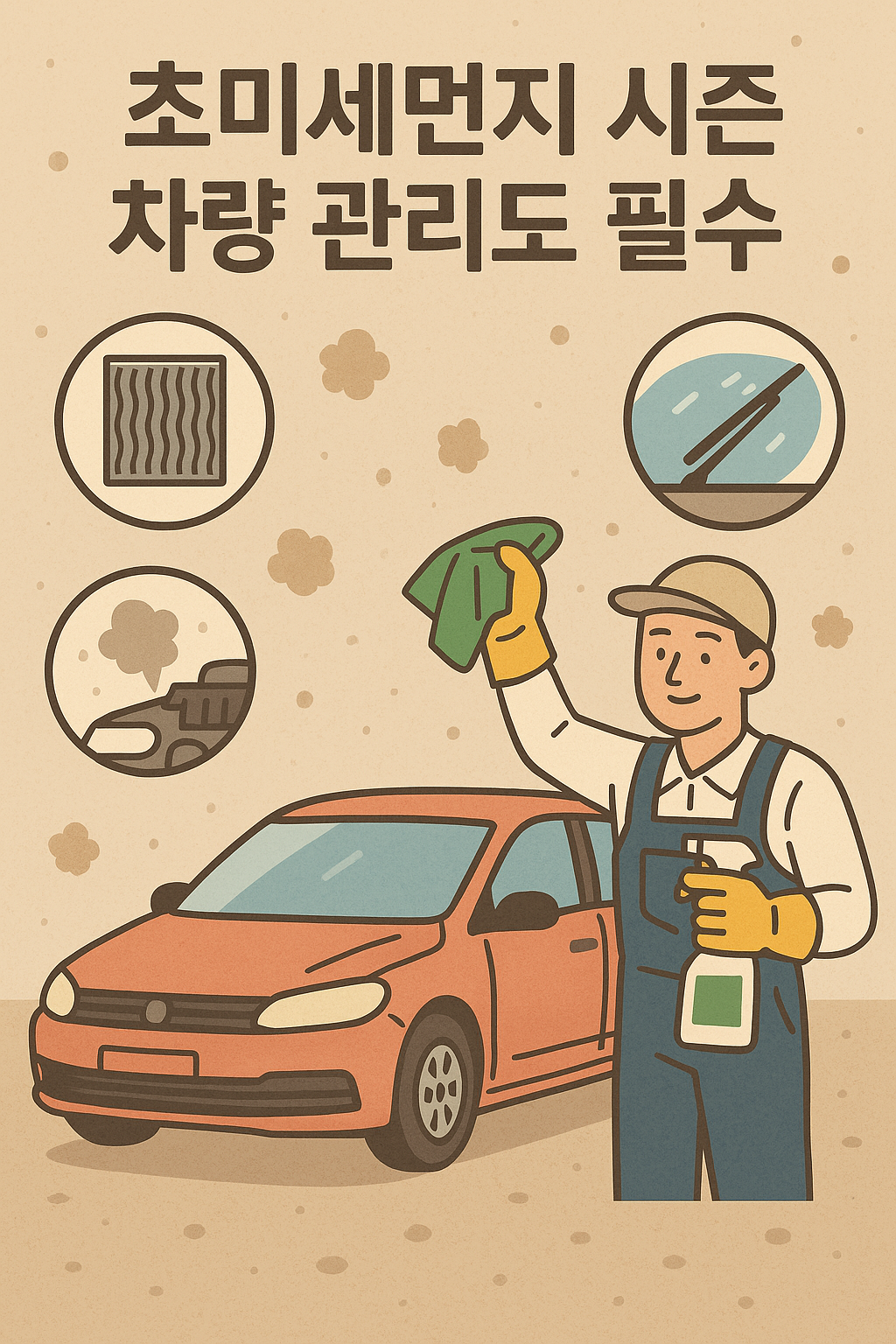 초미세먼지 시즌 차량 관리 필수