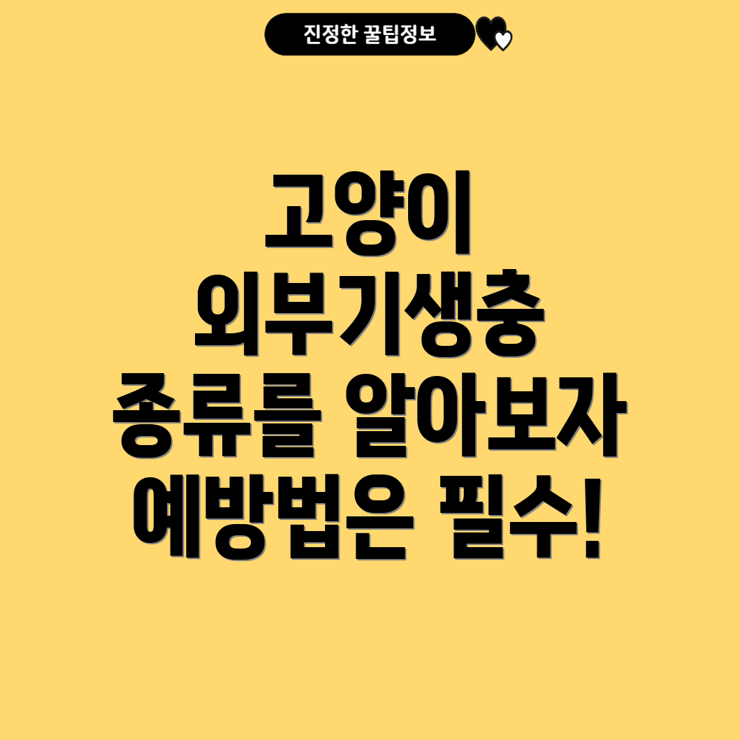 고양이 외부 기생충