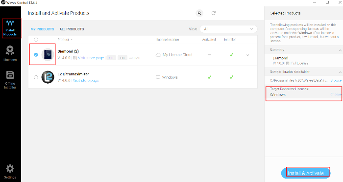 Waves 플러그인 라이센스