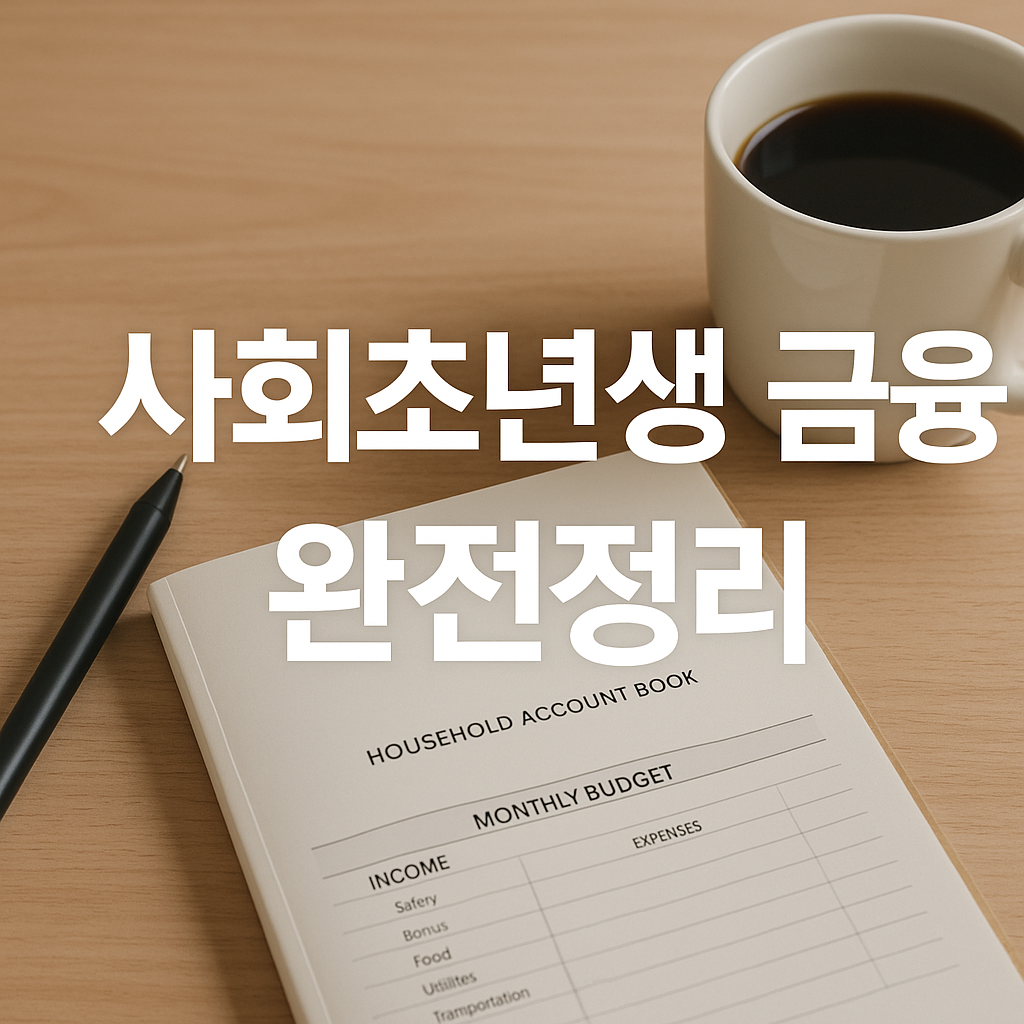 사회초년생 금융