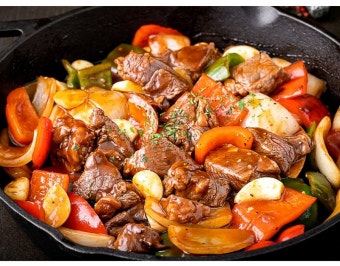 찹스테이크 사진