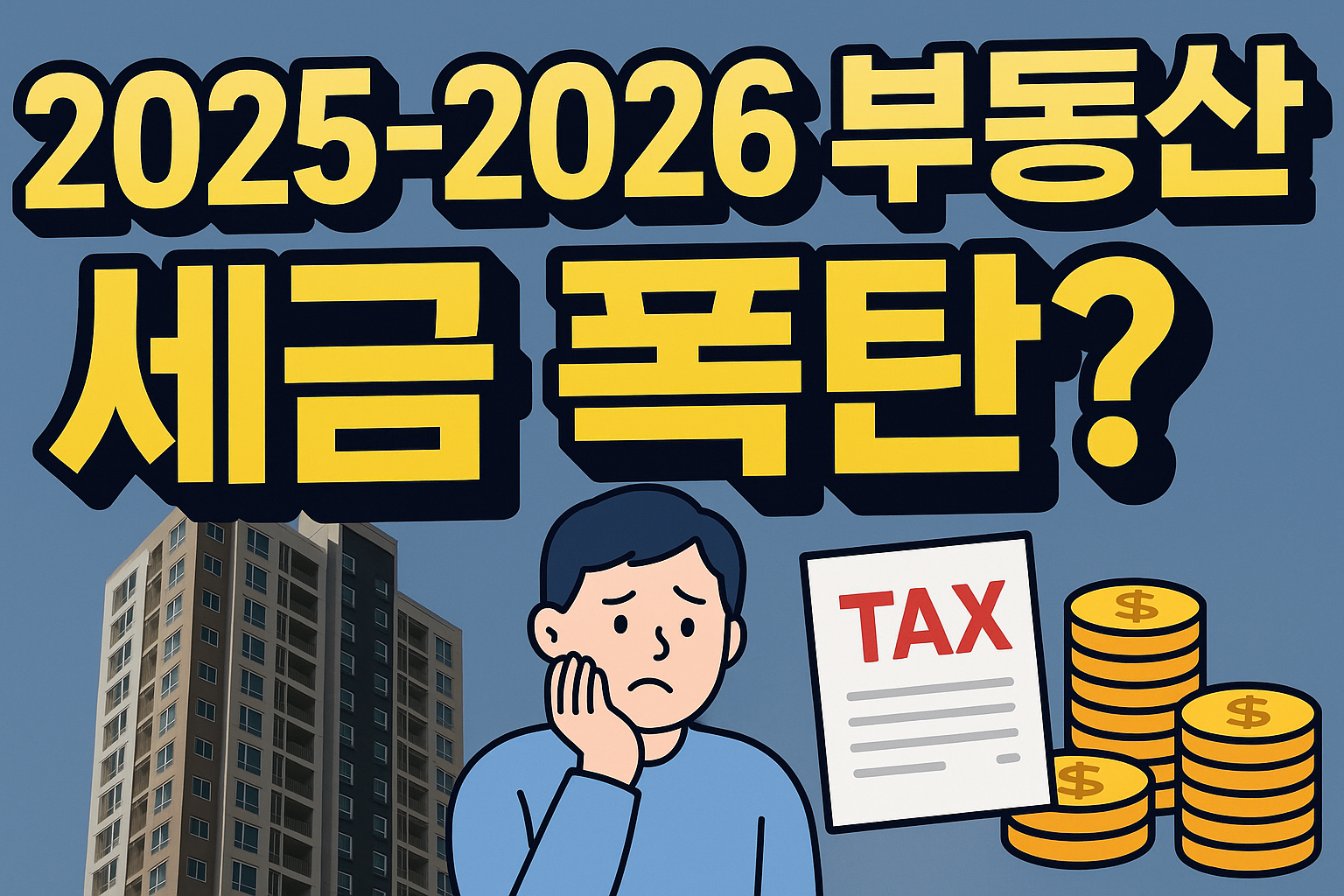 2025~2026 부동산 세금 폭탄? 실제 시뮬레이션으로 알아본 세금 부담