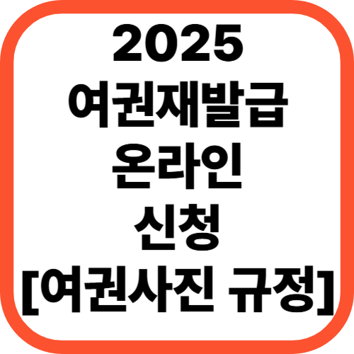 2025 여권 재발급 온라인 신청 방법 [+ 여권사진 규정까지 확인!]