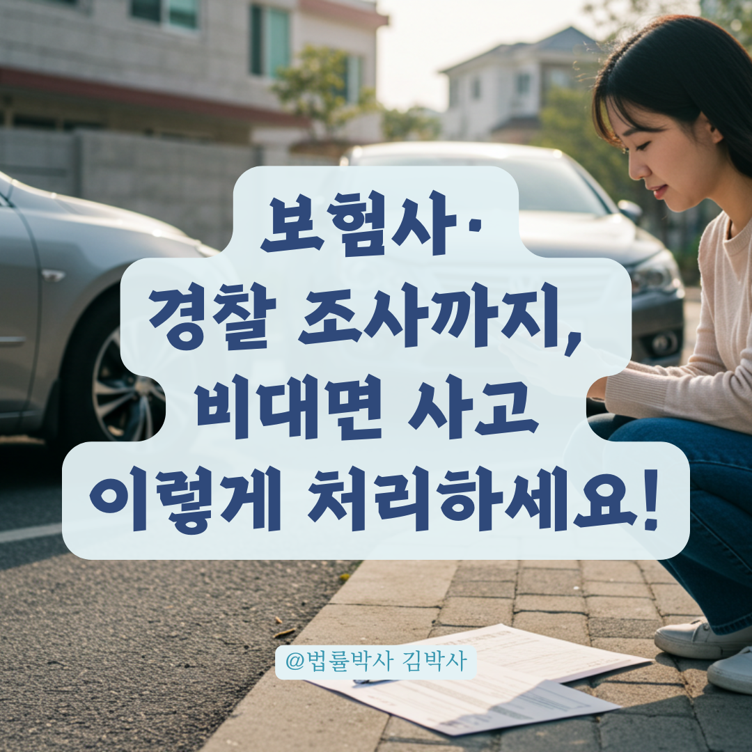 비대면 사고 접수 후 처리 기간, 보험사·경찰 조사 소요 시간 알아보기.