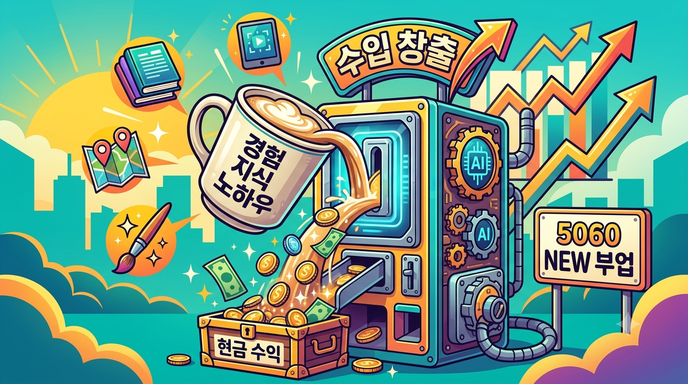 틀니 압수당하기 전에 읽으세요! 5060을 위한 '단짠단짠' 최신 부업 생존기