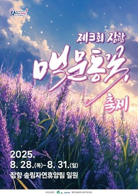 장항 맥문동 꽃 축제 송림자연휴양림