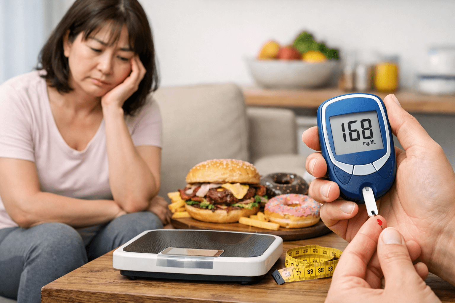 50대 살이 안 빠지는 이유, 혈당과의 관계