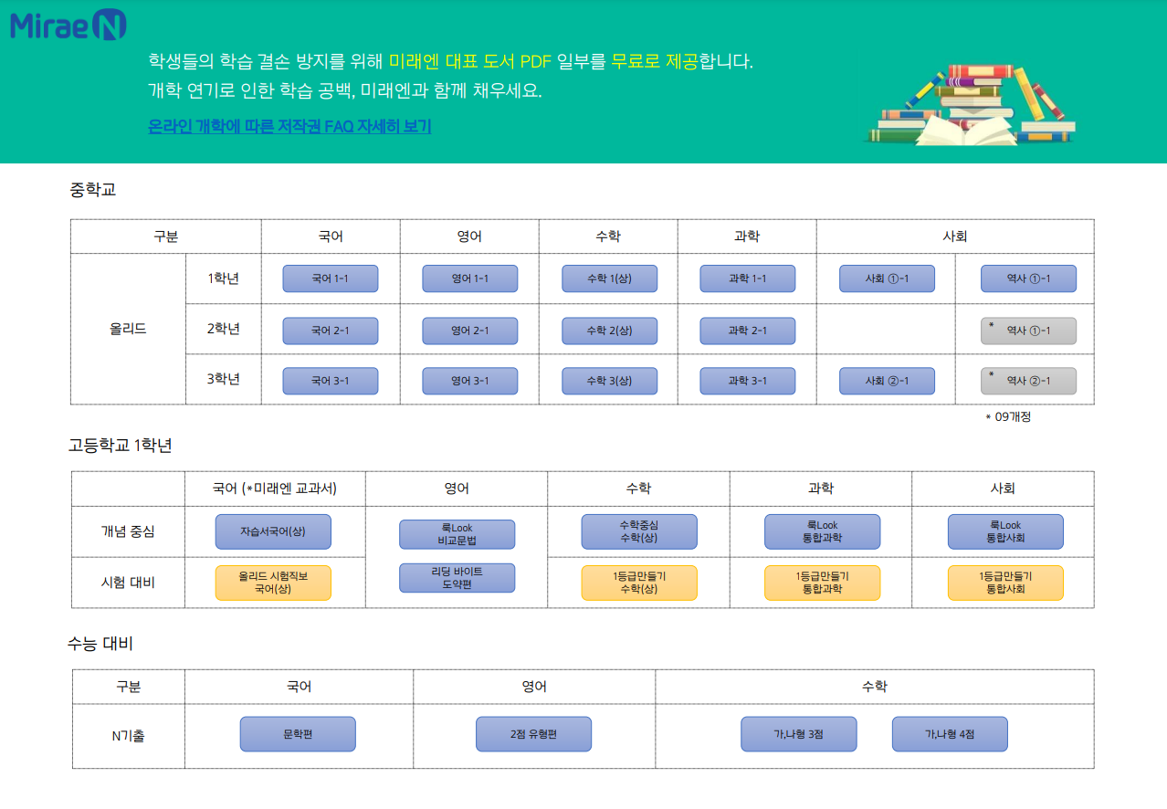 미래 엔 참고서 PDF