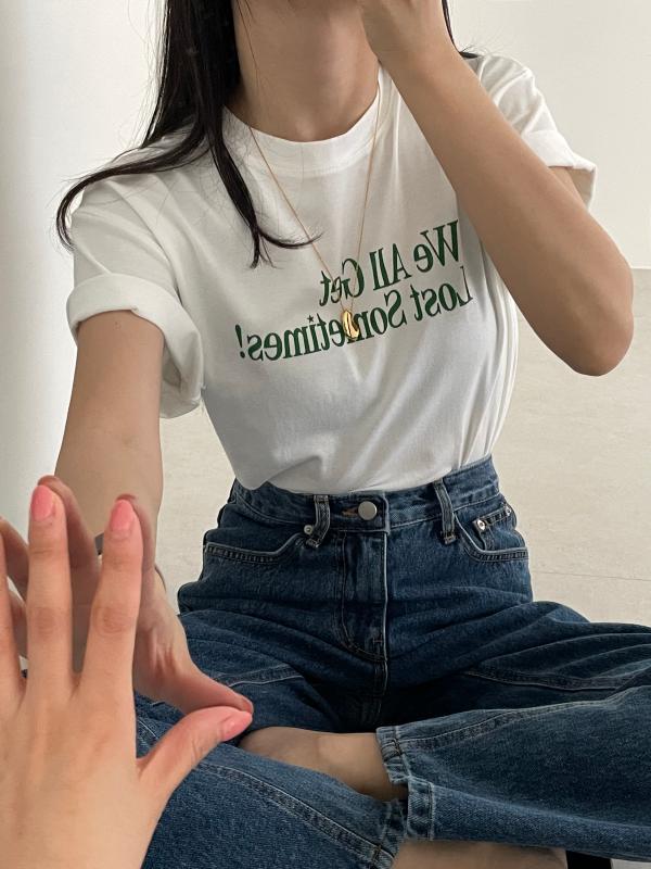 더보느 위올 모달 반팔 티셔츠