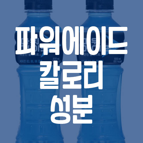 파워에이드 성분 및 칼로리