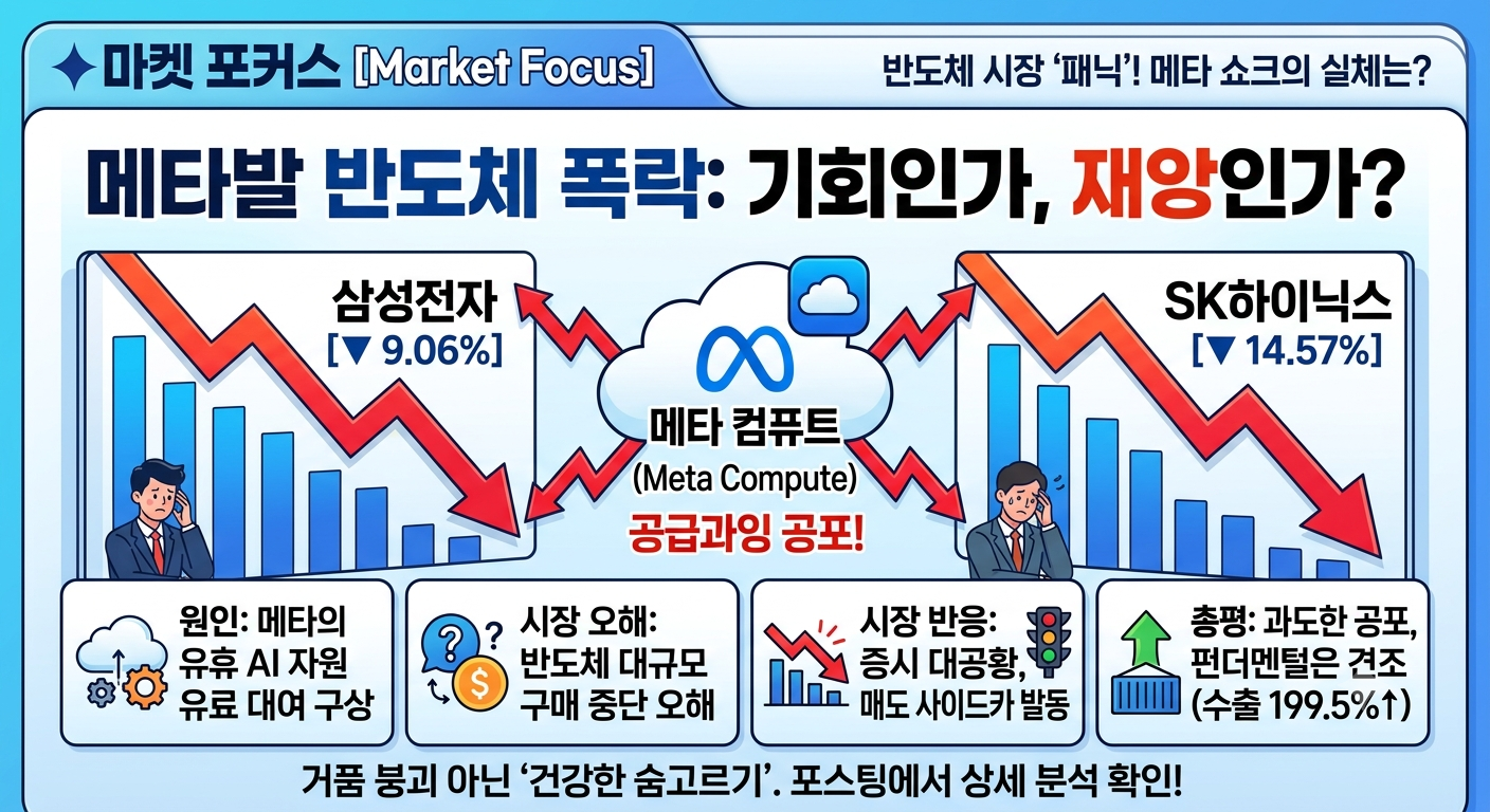 메타발 반도체 폭락 기회인가 재앙인가